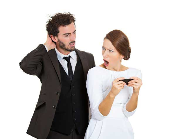 signs of a cheating spouse